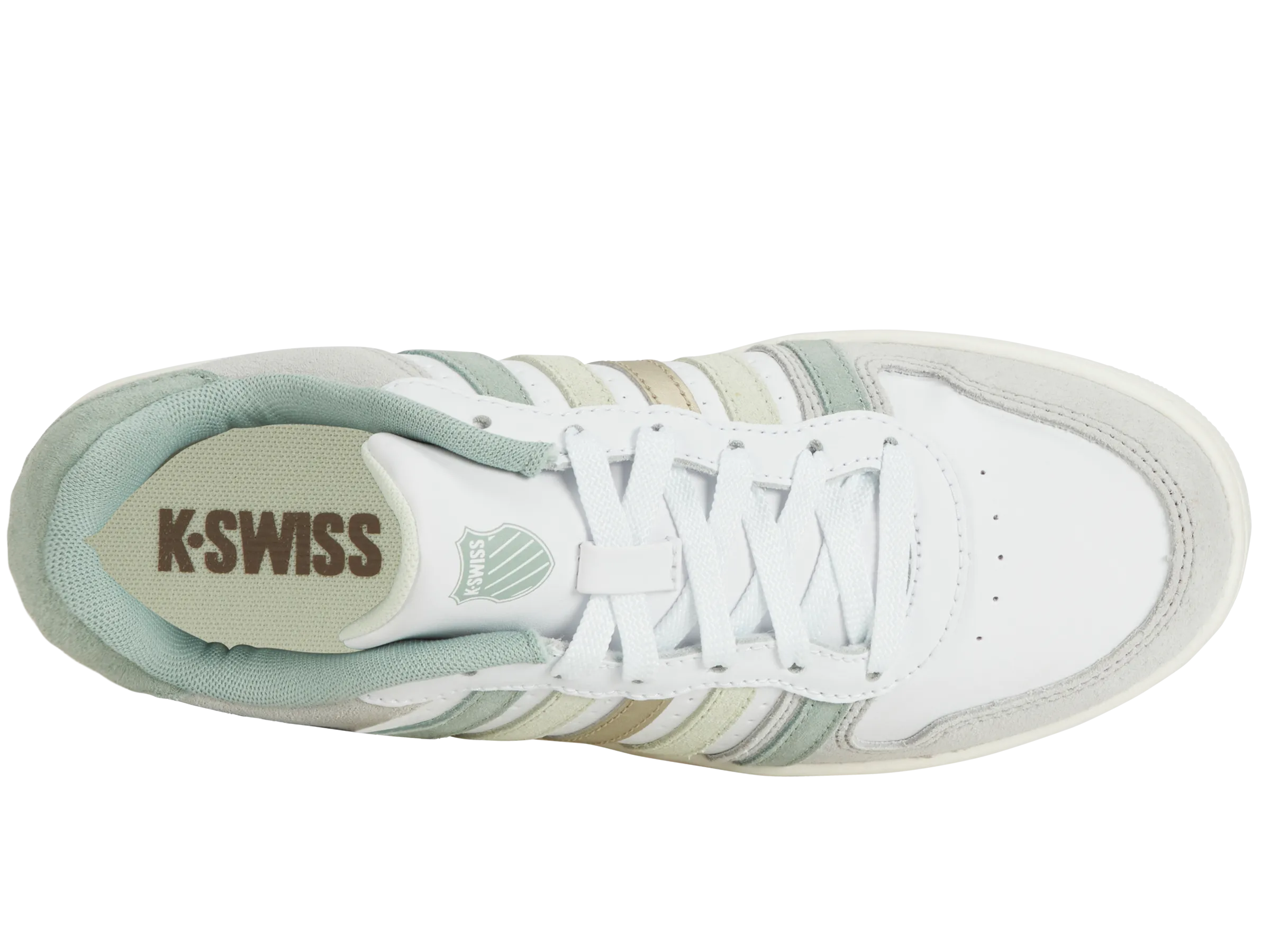 96931-133-M | COURT PALISADES | WHITE/CANARY GREEN/FROSTY GREEN/CHAMPAGNE GOLD