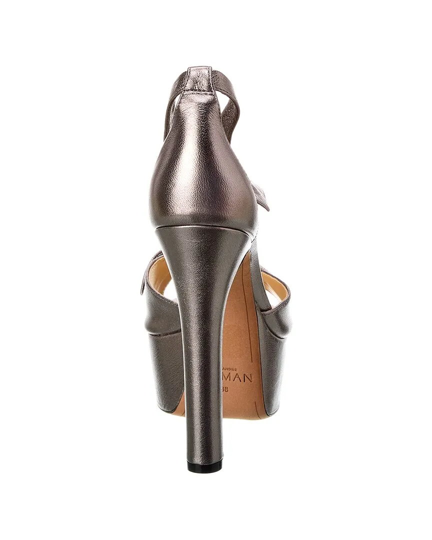 Alexandre Birman Clarita 125 Leather Platform Sandal