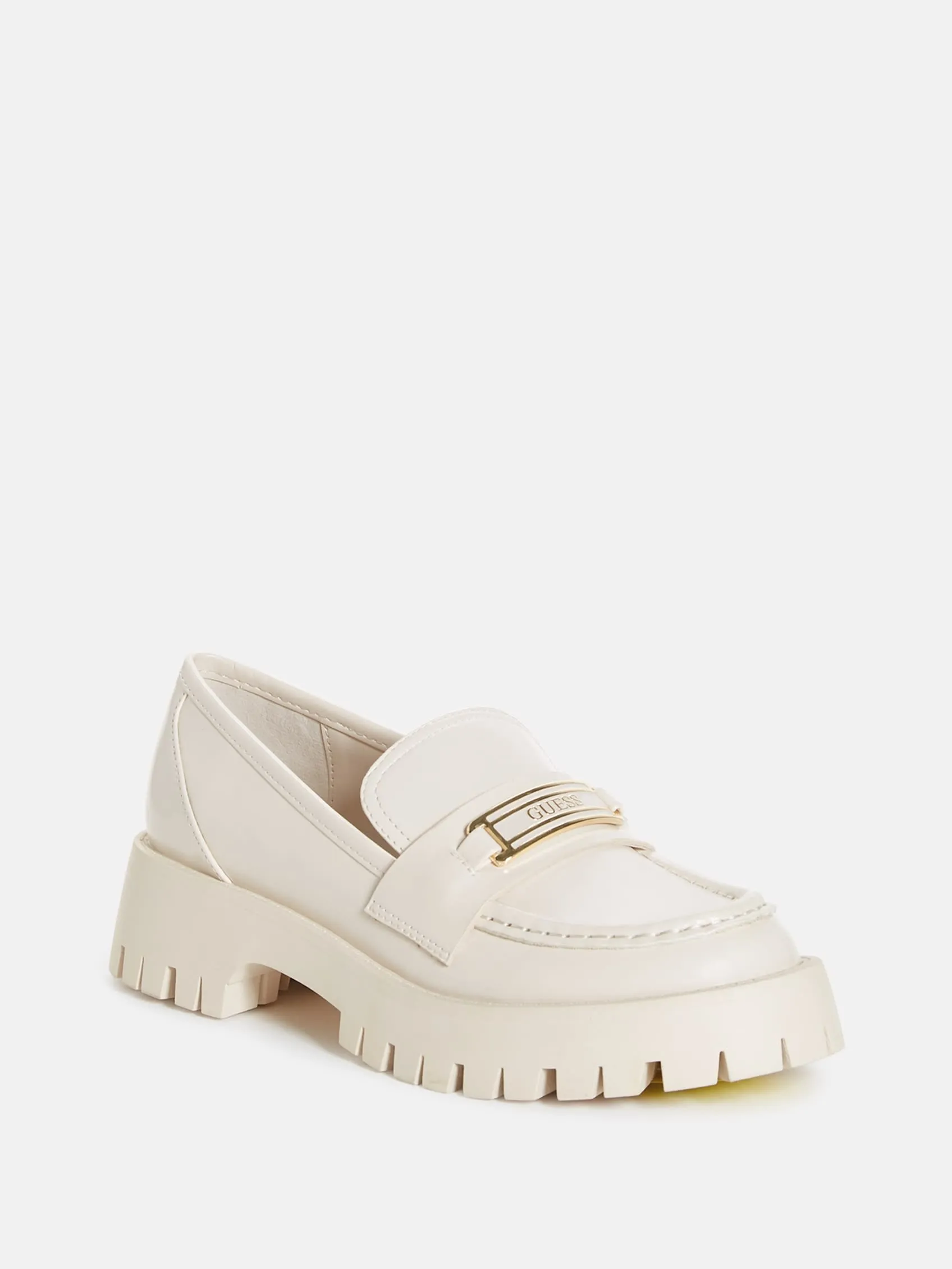 Apply Faux-Leather Logo Loafer Hey Dude Shoes