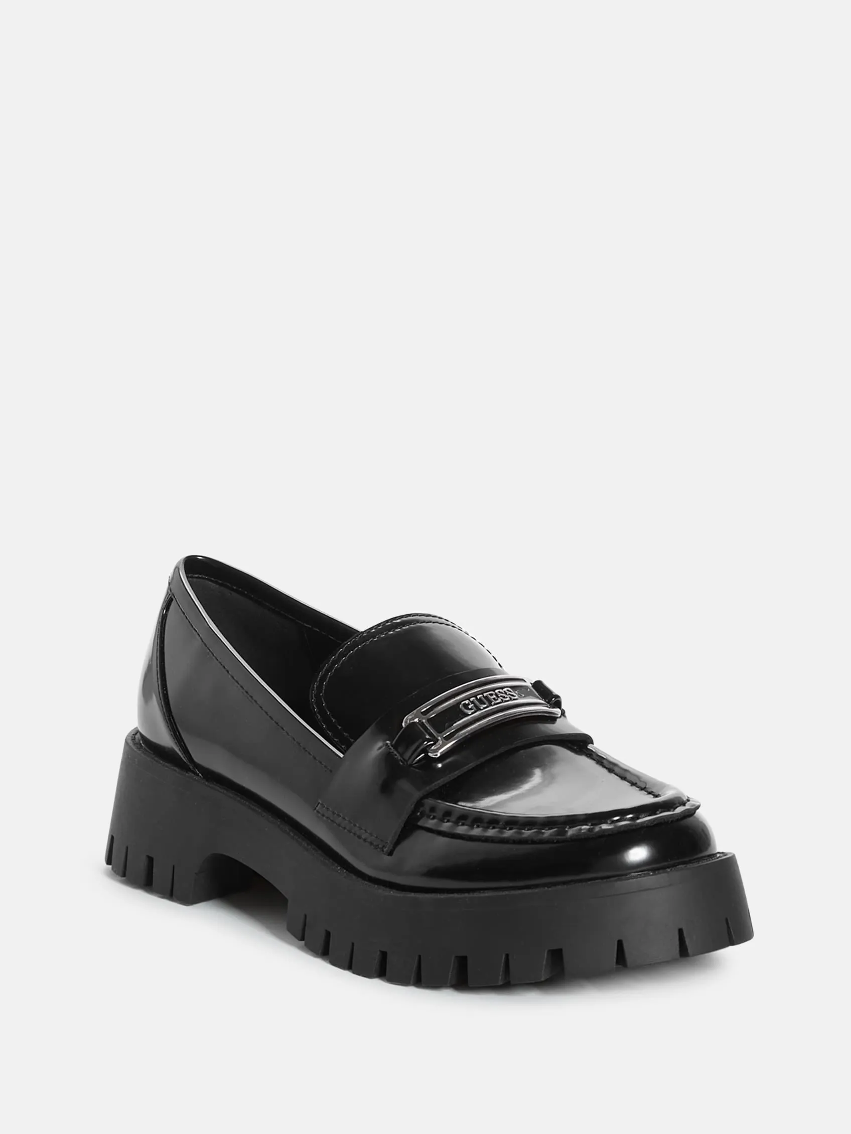 Apply Faux-Leather Logo Loafer Hey Dude Shoes
