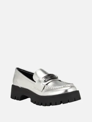 Apply Faux-Leather Logo Loafer Hey Dude Shoes