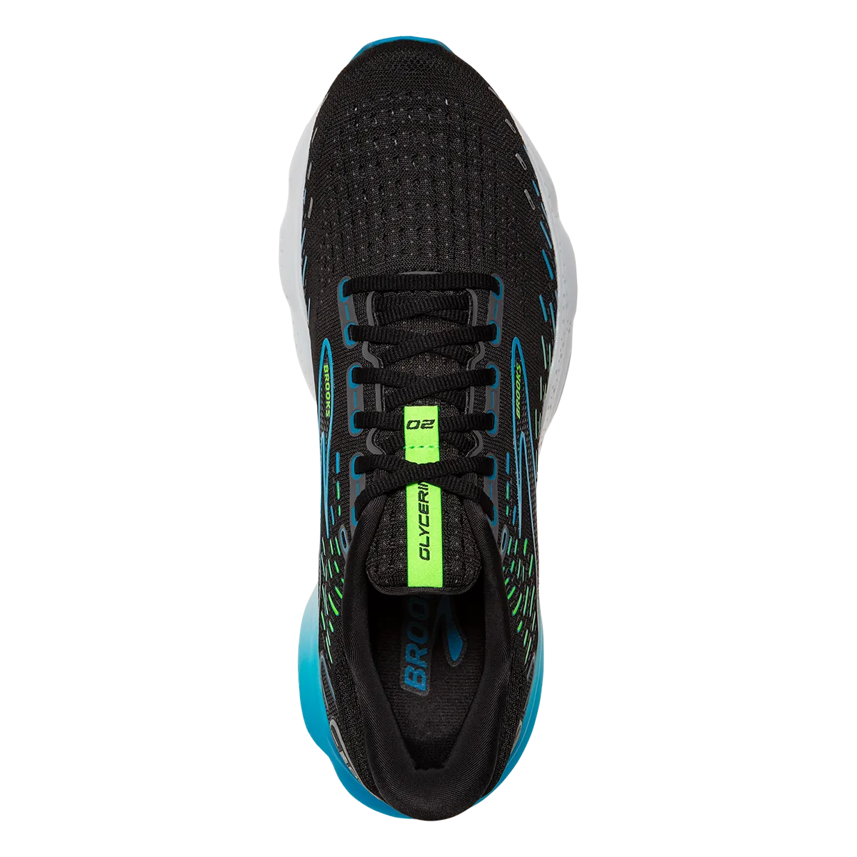 Brooks Glycerin 20 - Black - Hawaiian Ocean - Green