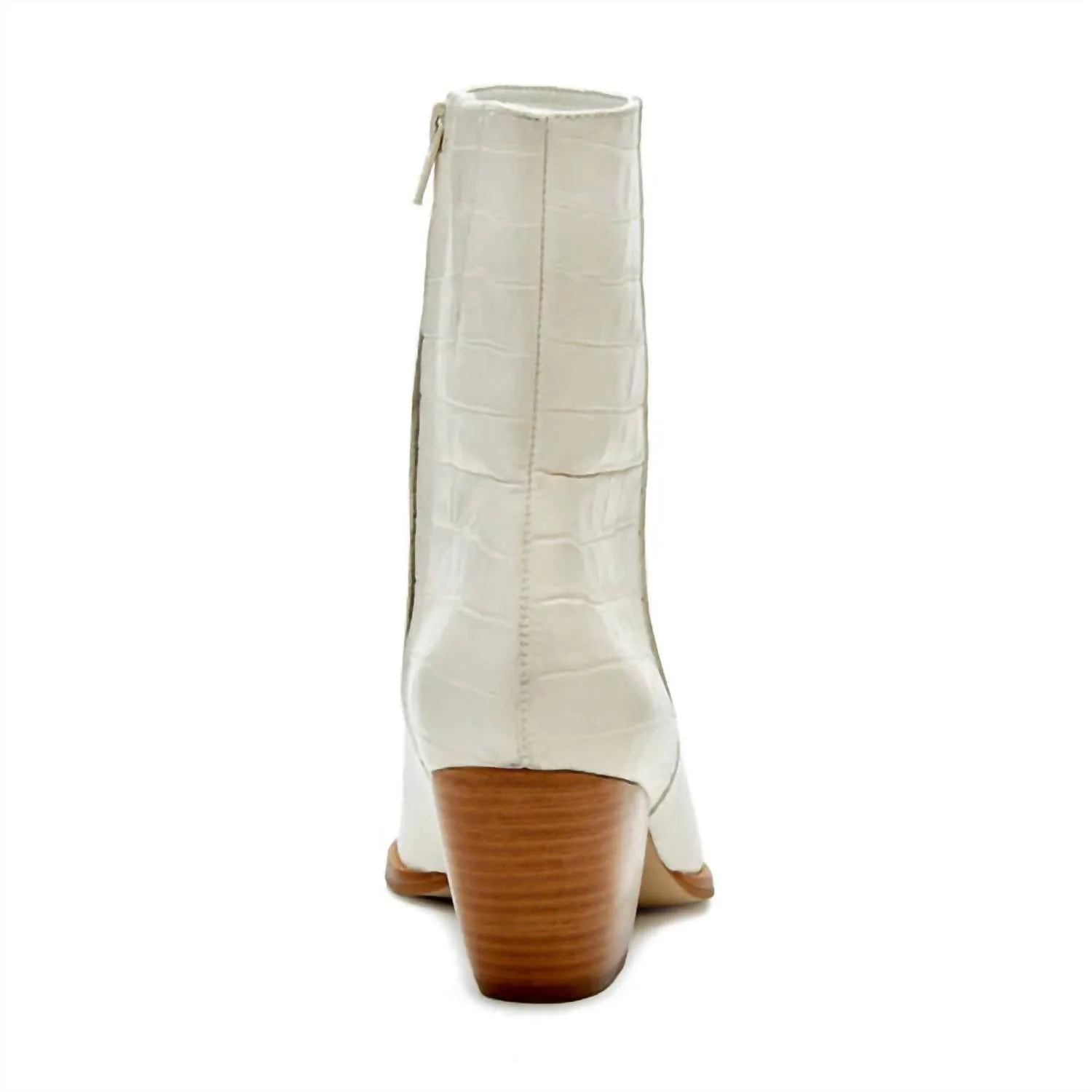 Caty Bone Boots In White
