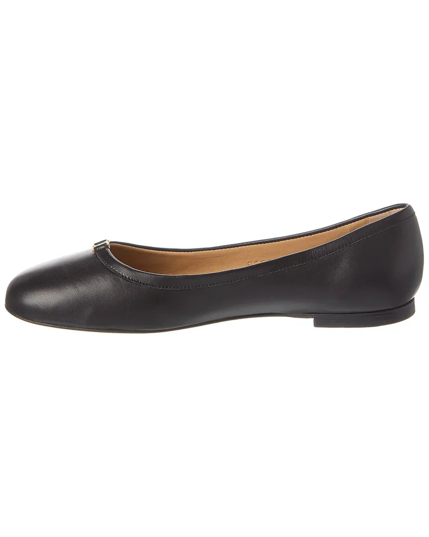 Chlo�� Lauren Leather Ballerina Flat