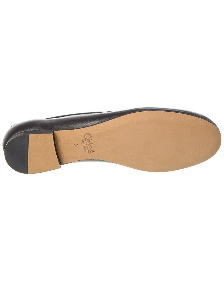 Chlo�� Lauren Leather Ballerina Flat