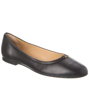 Chlo�� Lauren Leather Ballerina Flat