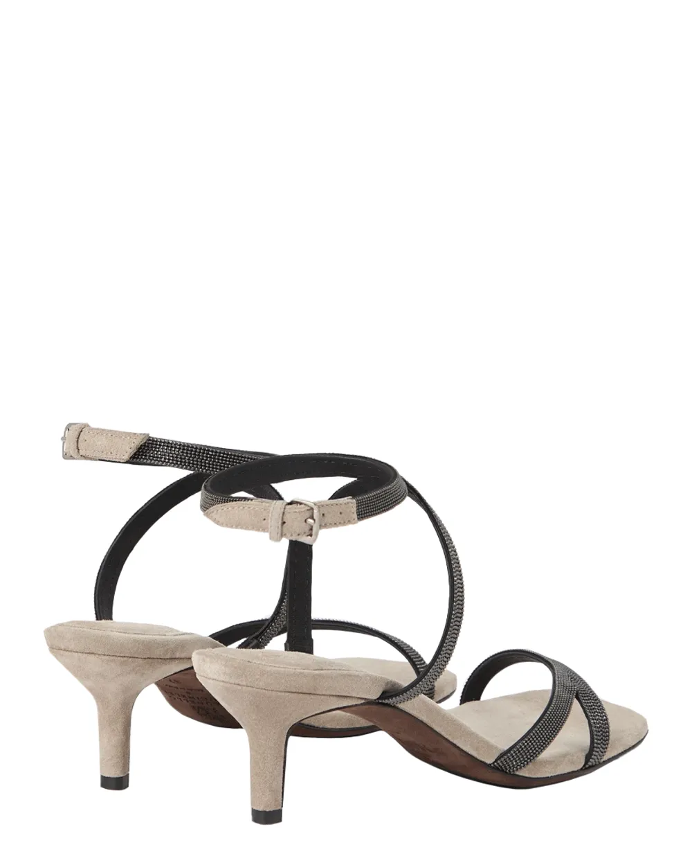 City Monili Kitten Heel in Dark Beige