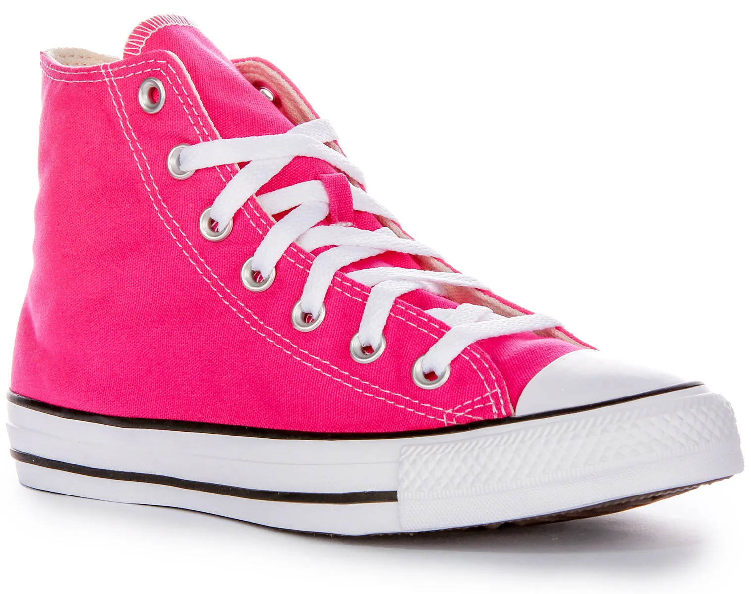 Converse All Star High A08136C In Fuchsia Pink Shoes Converse
