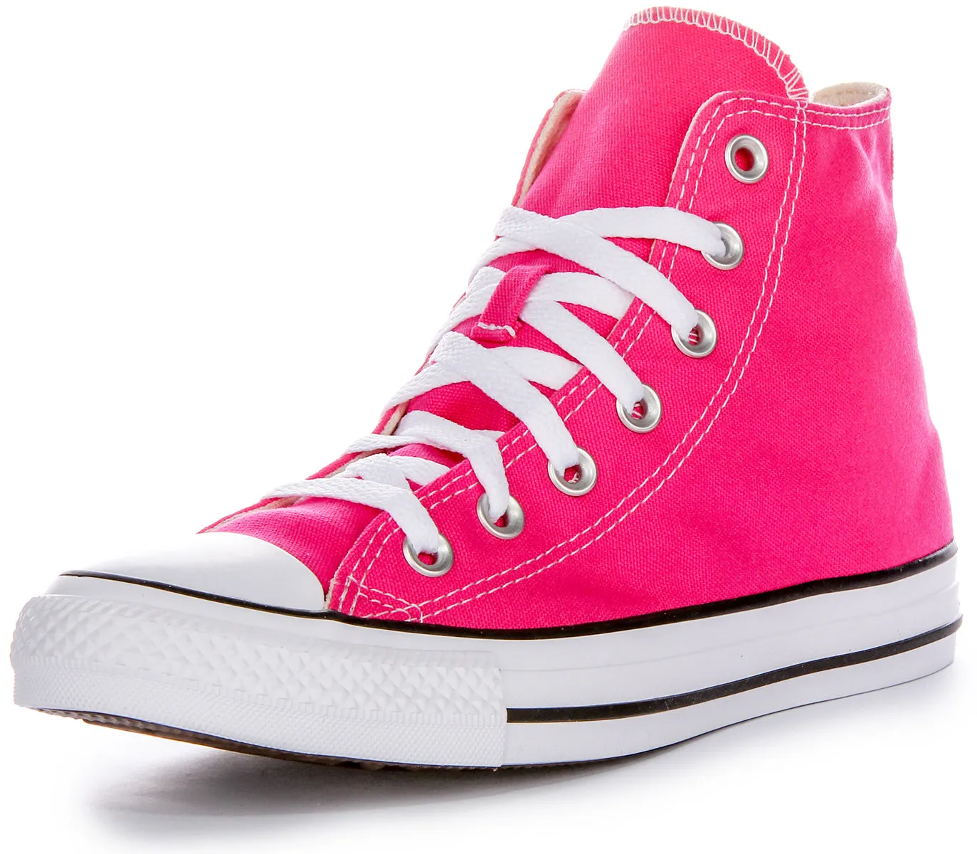 Converse All Star High A08136C In Fuchsia Pink Shoes Converse