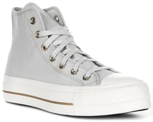 Converse All Star Lift Hi A08237C In Light Grey Shoes Converse