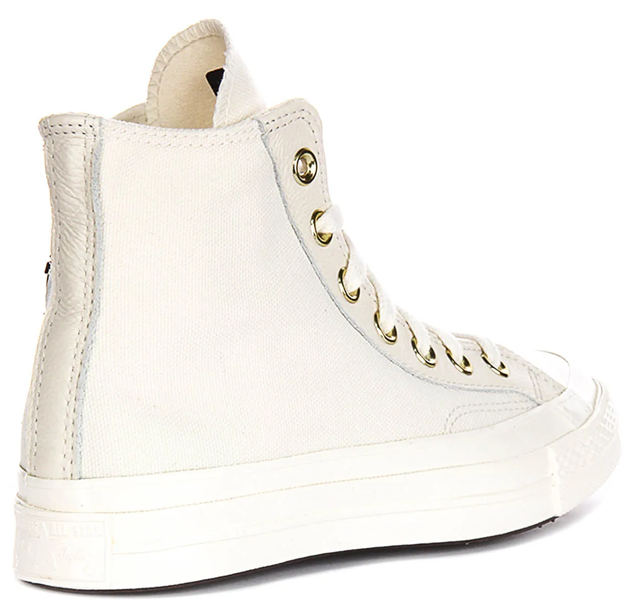 Converse Chuck 70s A12555C In White Gold Logo Shoes Converse