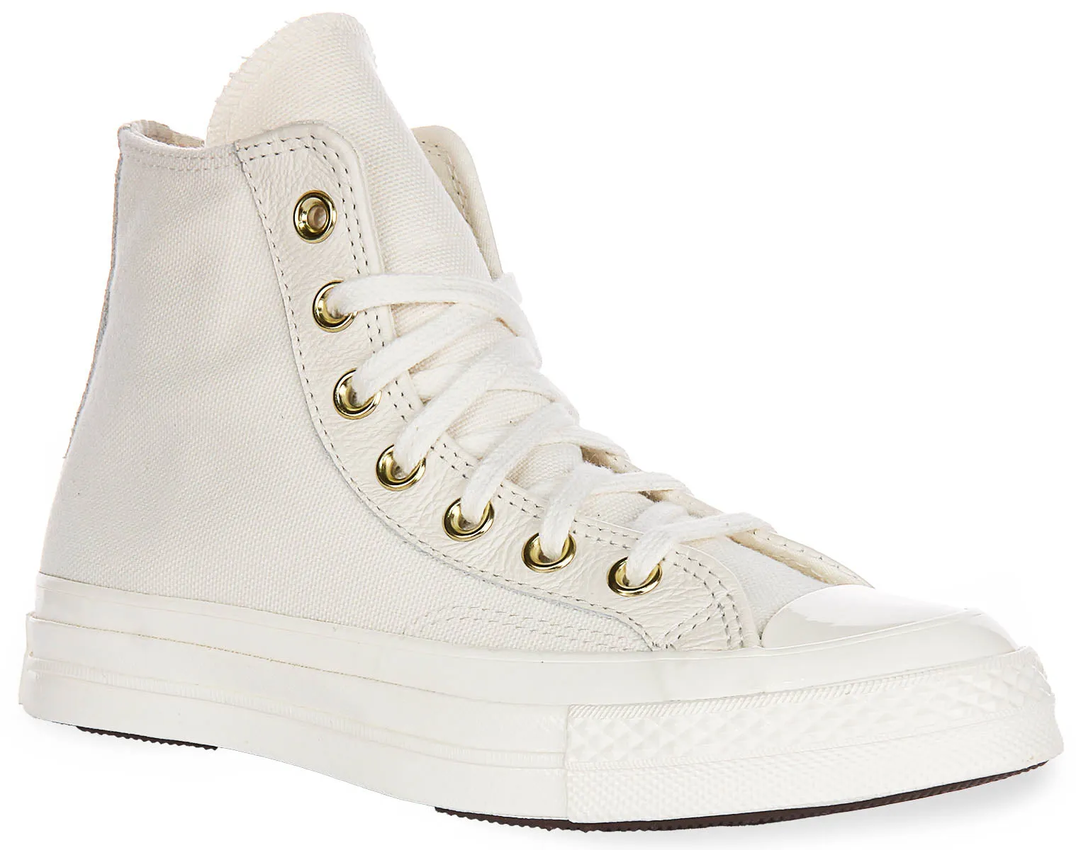 Converse Chuck 70s A12555C In White Gold Logo Shoes Converse
