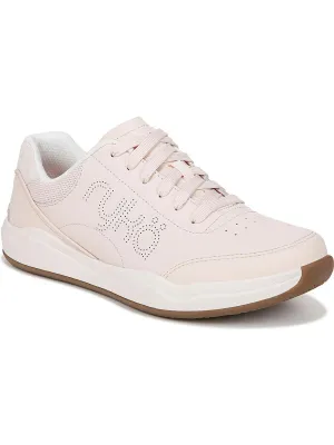 Court Side Womens Leather Lifestyle Athletic and Training Shoes