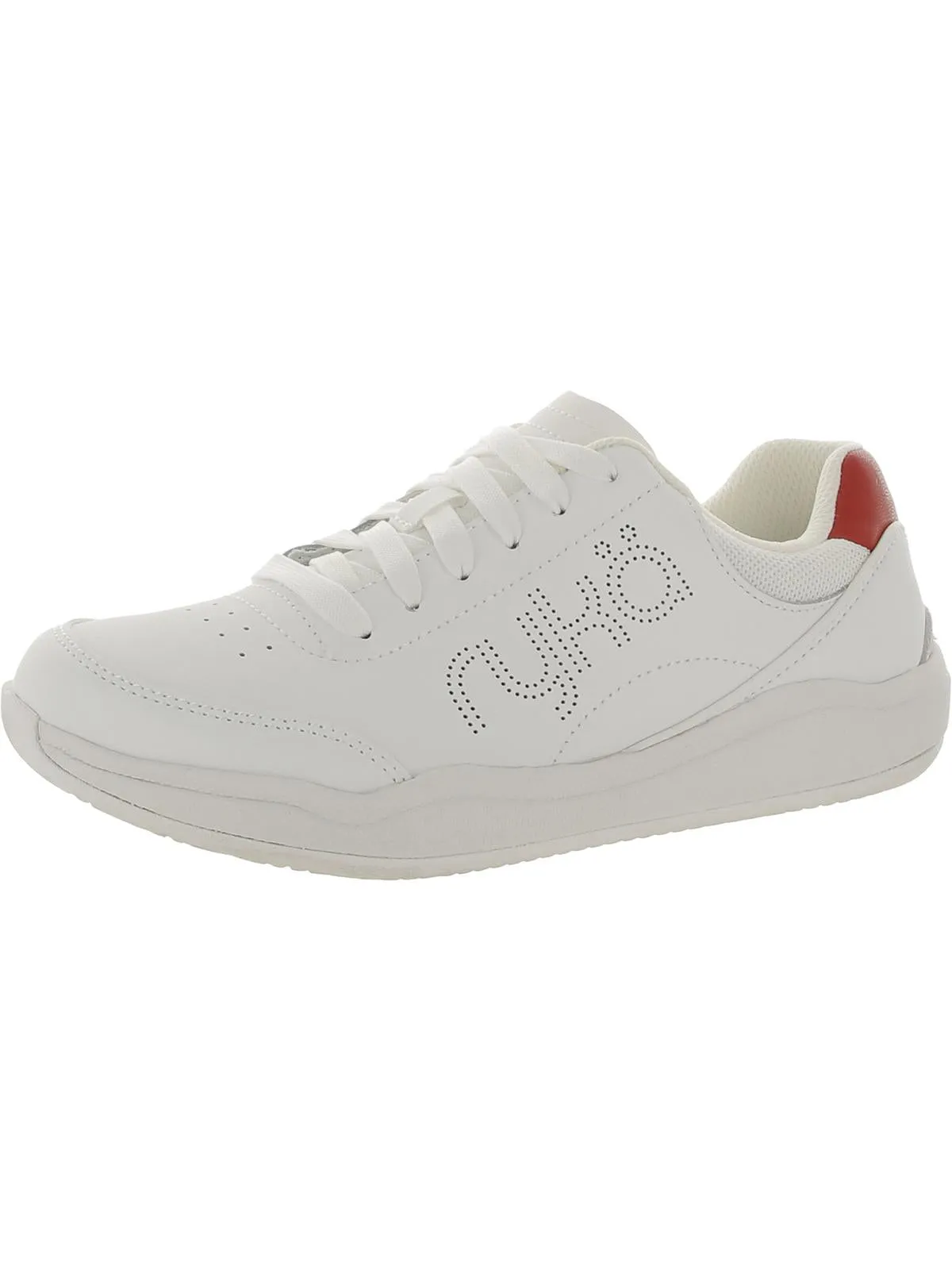 Court Side Womens Leather Lifestyle Athletic and Training Shoes