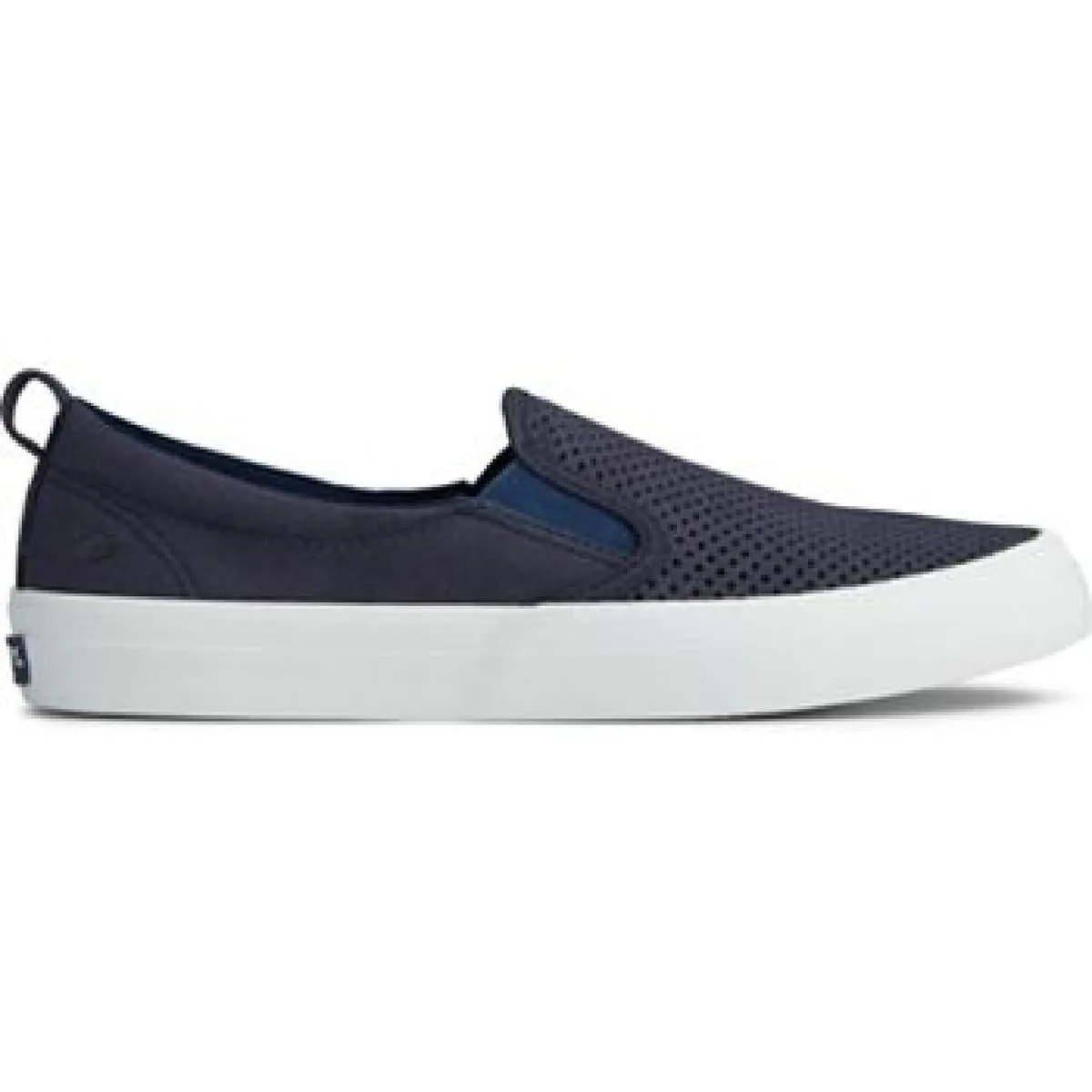Crest Twin Gore Womens Suede Slip On Casual and Fashion Sneakers