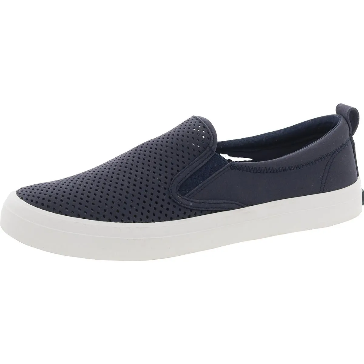 Crest Twin Gore Womens Suede Slip On Casual and Fashion Sneakers