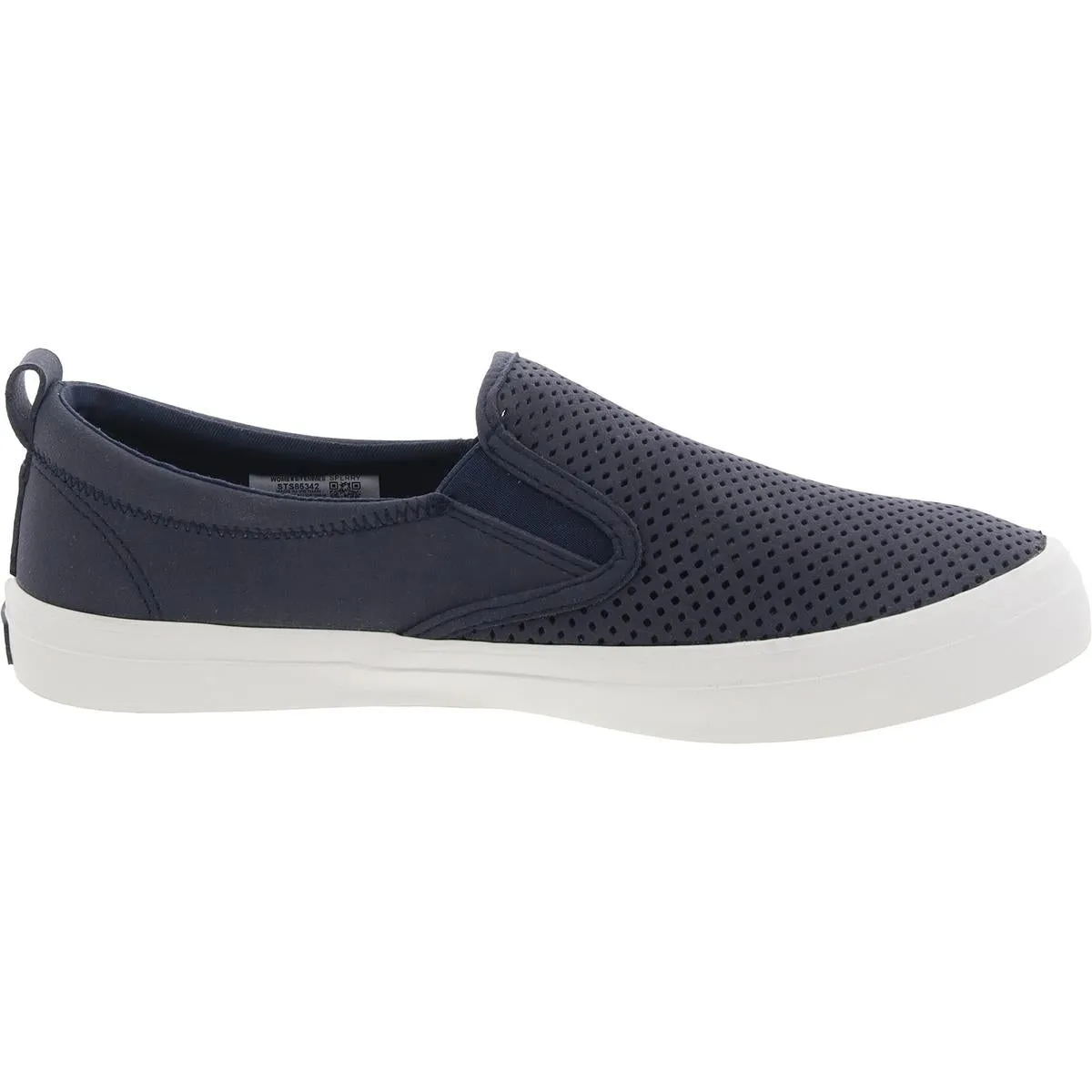 Crest Twin Gore Womens Suede Slip On Casual and Fashion Sneakers
