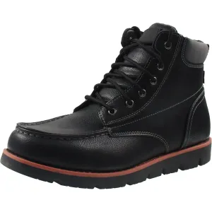 DEAN Mens Comfort Insole Faux Leather Hiking Boots