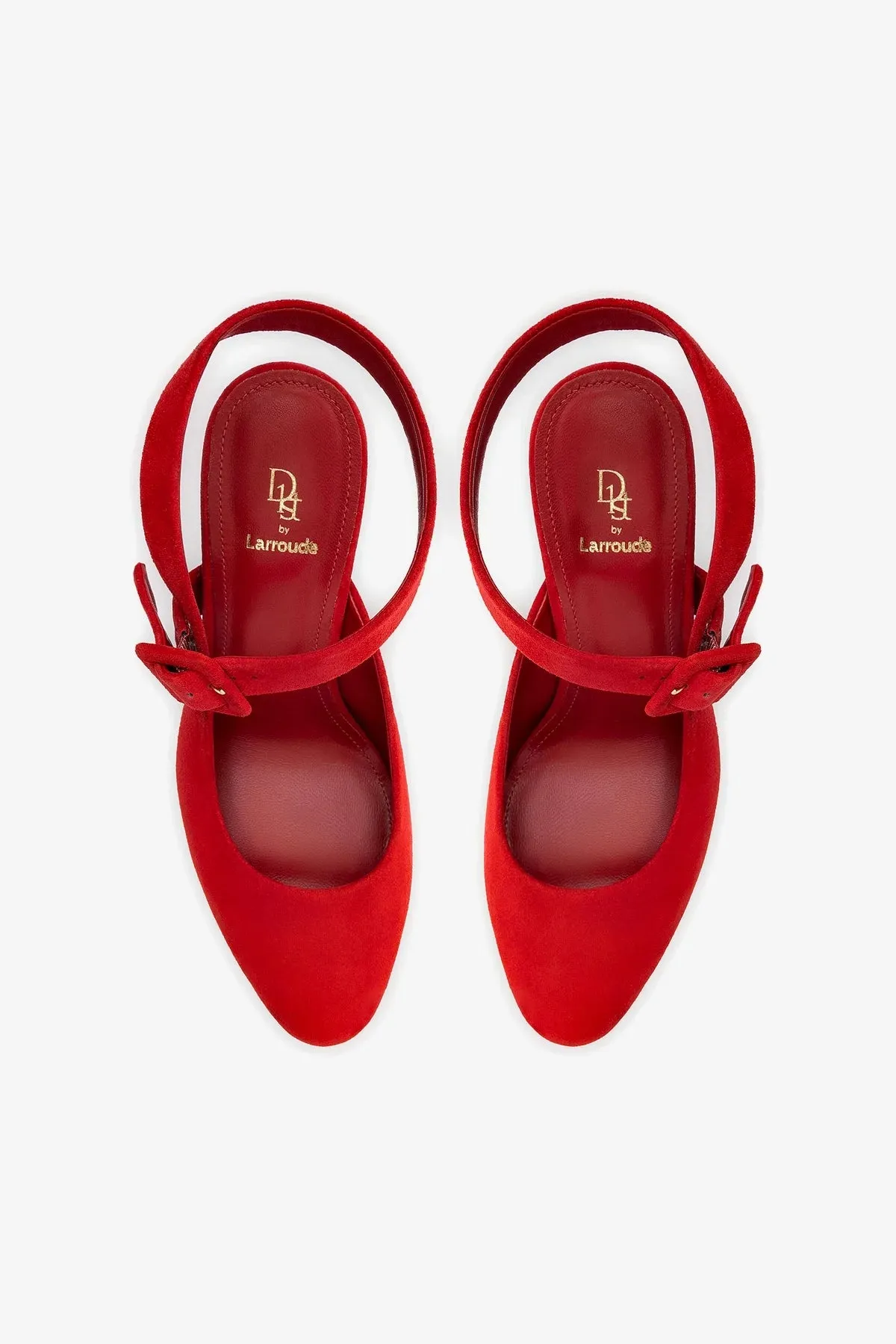 Deena By Larroudé Pump In Red Suede
