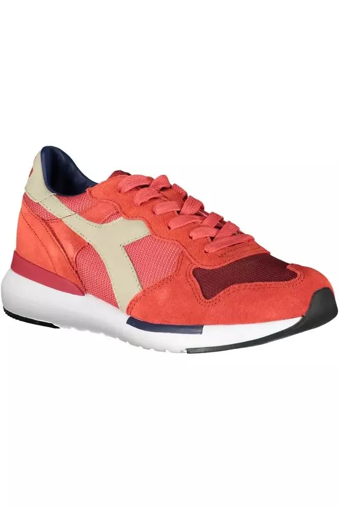 Diadora pink Leather Blend Women's Sneakers