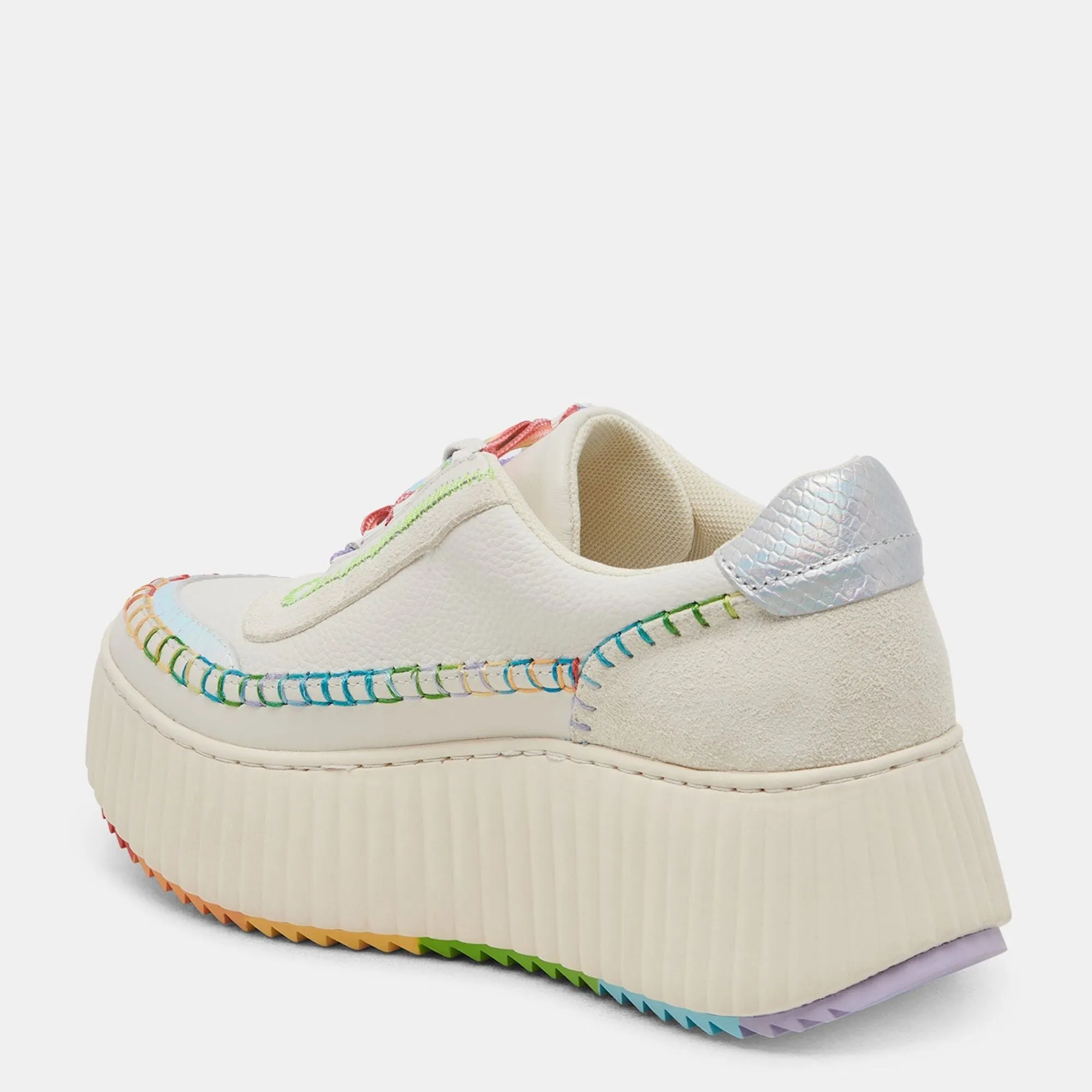 Dolen Pride Sneakers White Multi Leather