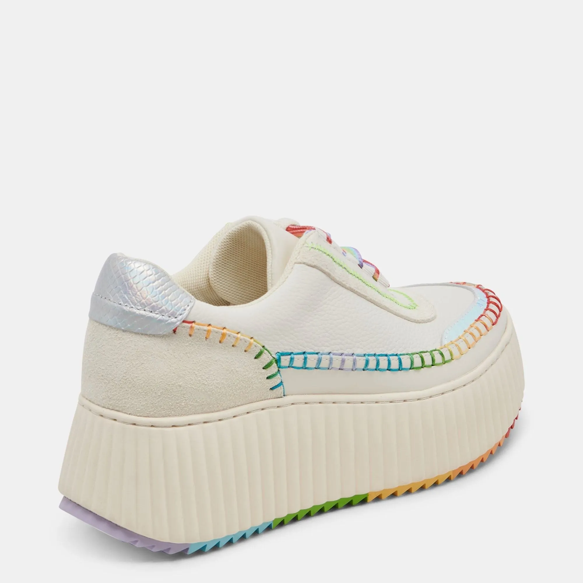 Dolen Pride Sneakers White Multi Leather