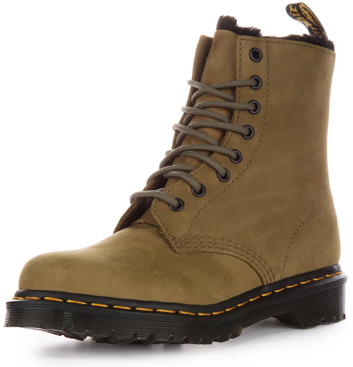 Dr Martens 1460 Serena In Olivegreen Shoes Dr Martens