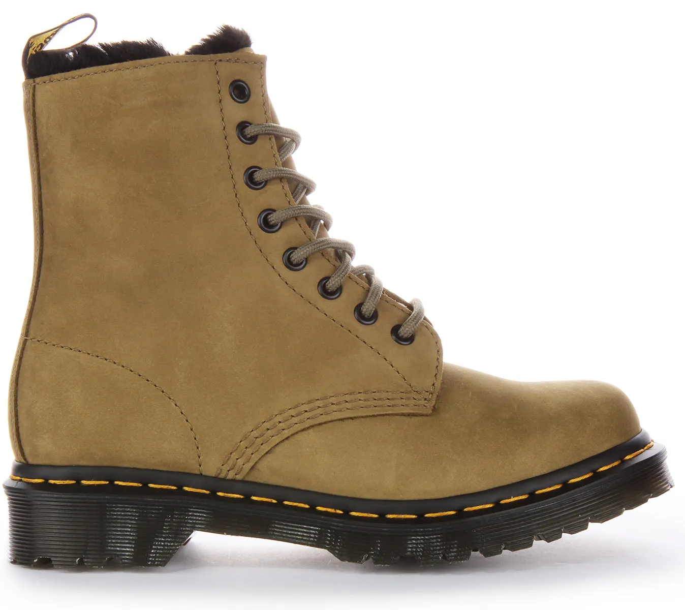 Dr Martens 1460 Serena In Olivegreen Shoes Dr Martens