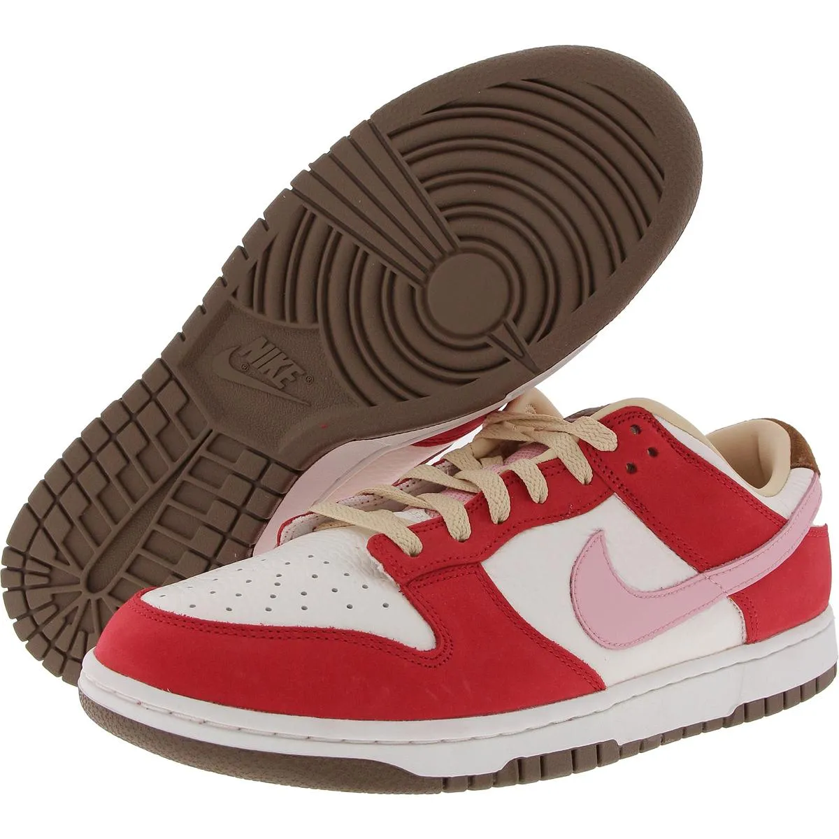 Dunk Low PRM Womens Lace-Up Leather Basketbal Shoes