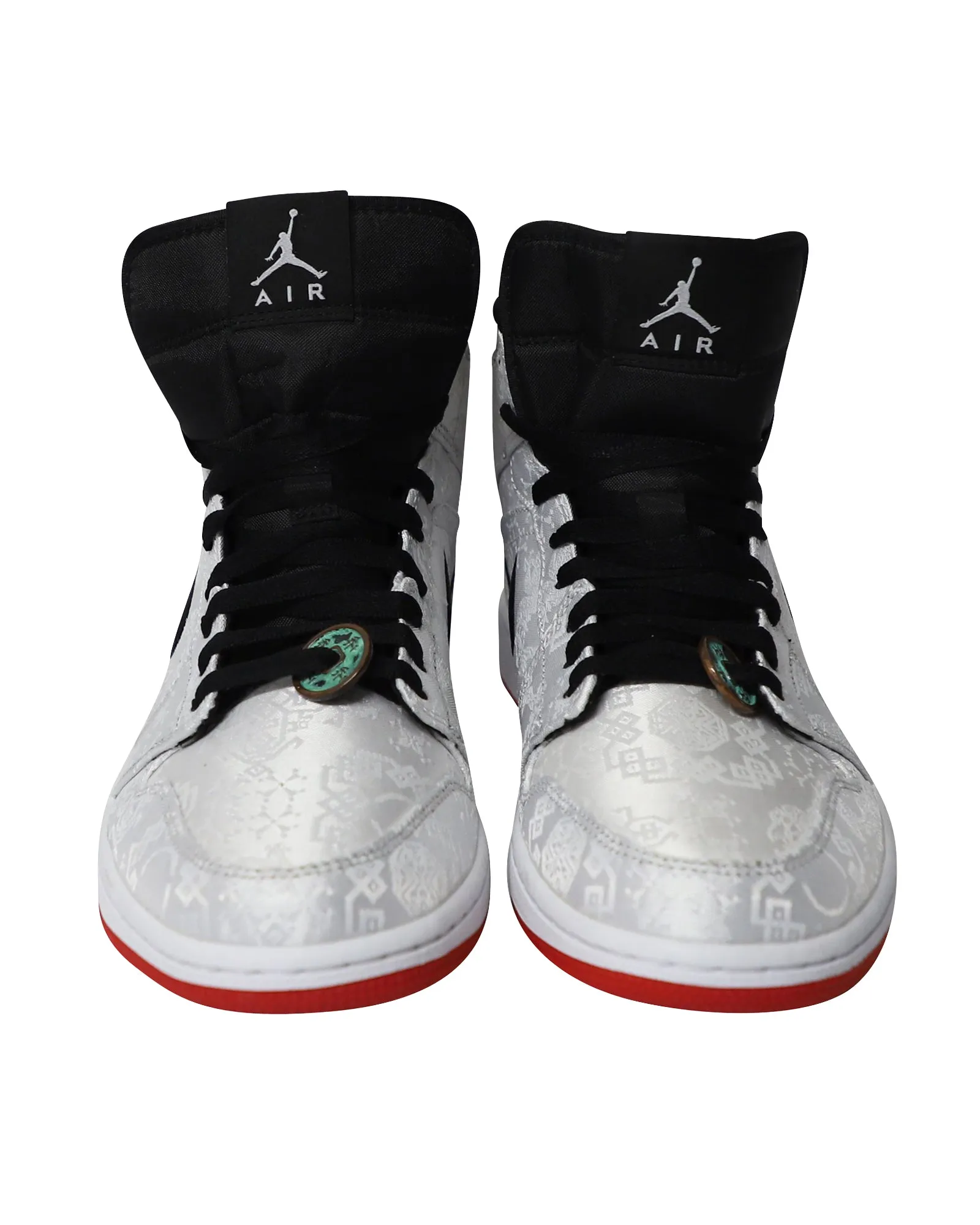 Edison Chen x Air Jordan 1 Mid �M�Tearless�M?CLOT in White Canvas