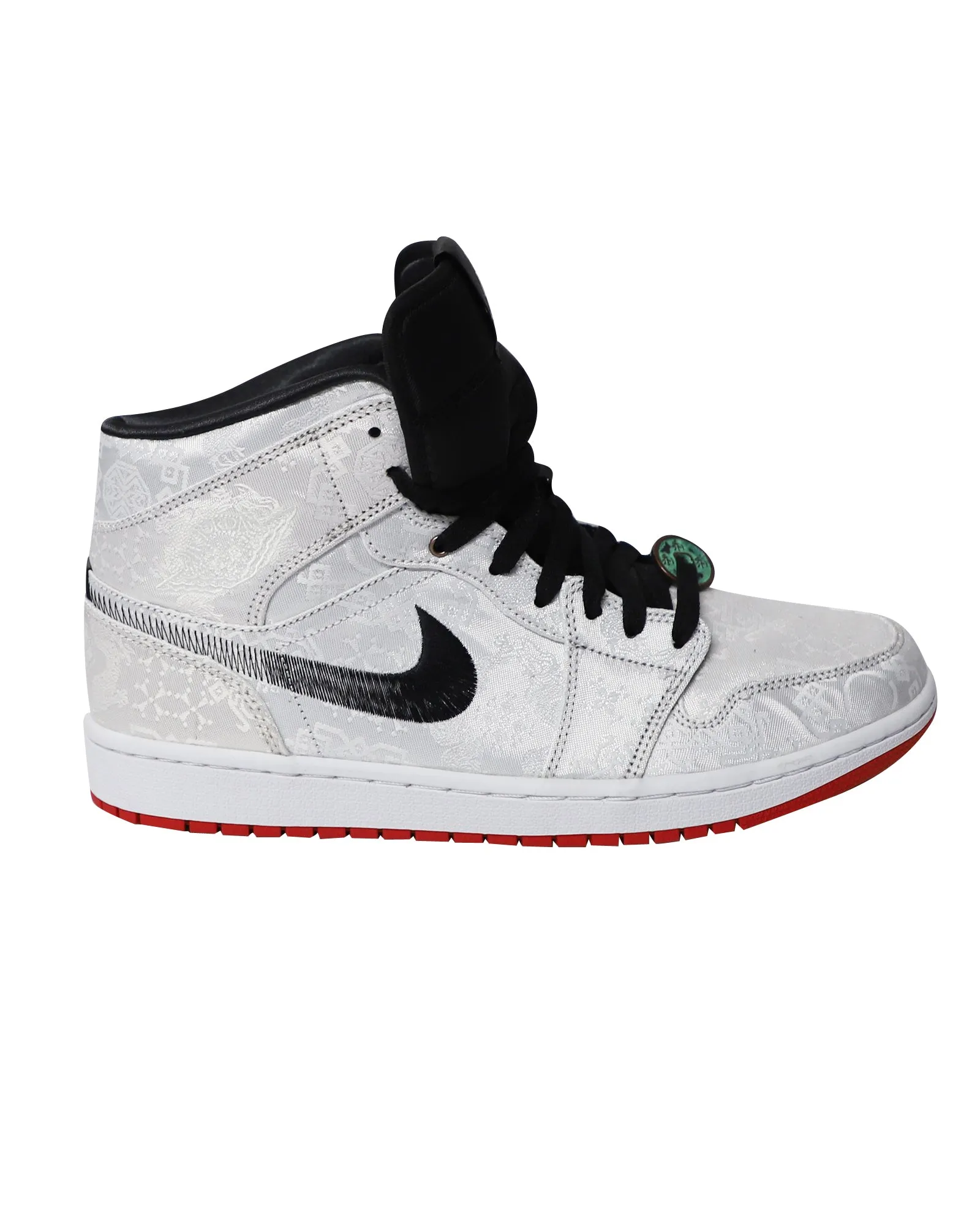Edison Chen x Air Jordan 1 Mid �M�Tearless�M?CLOT in White Canvas