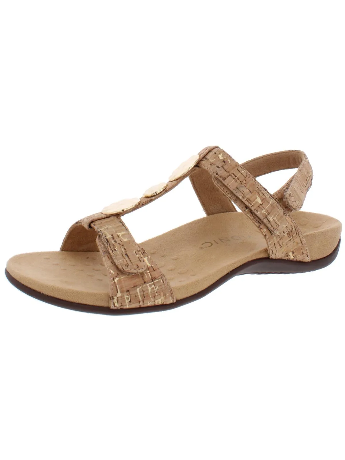 Farra Womens Patent Leather Wedge Sandals