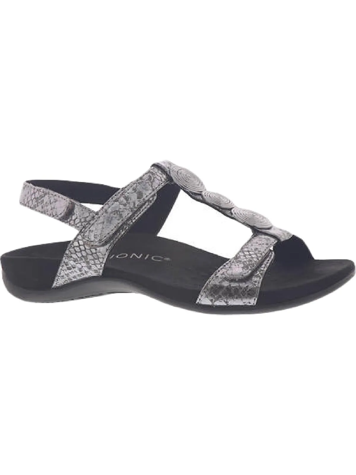 Farra Womens Patent Leather Wedge Sandals