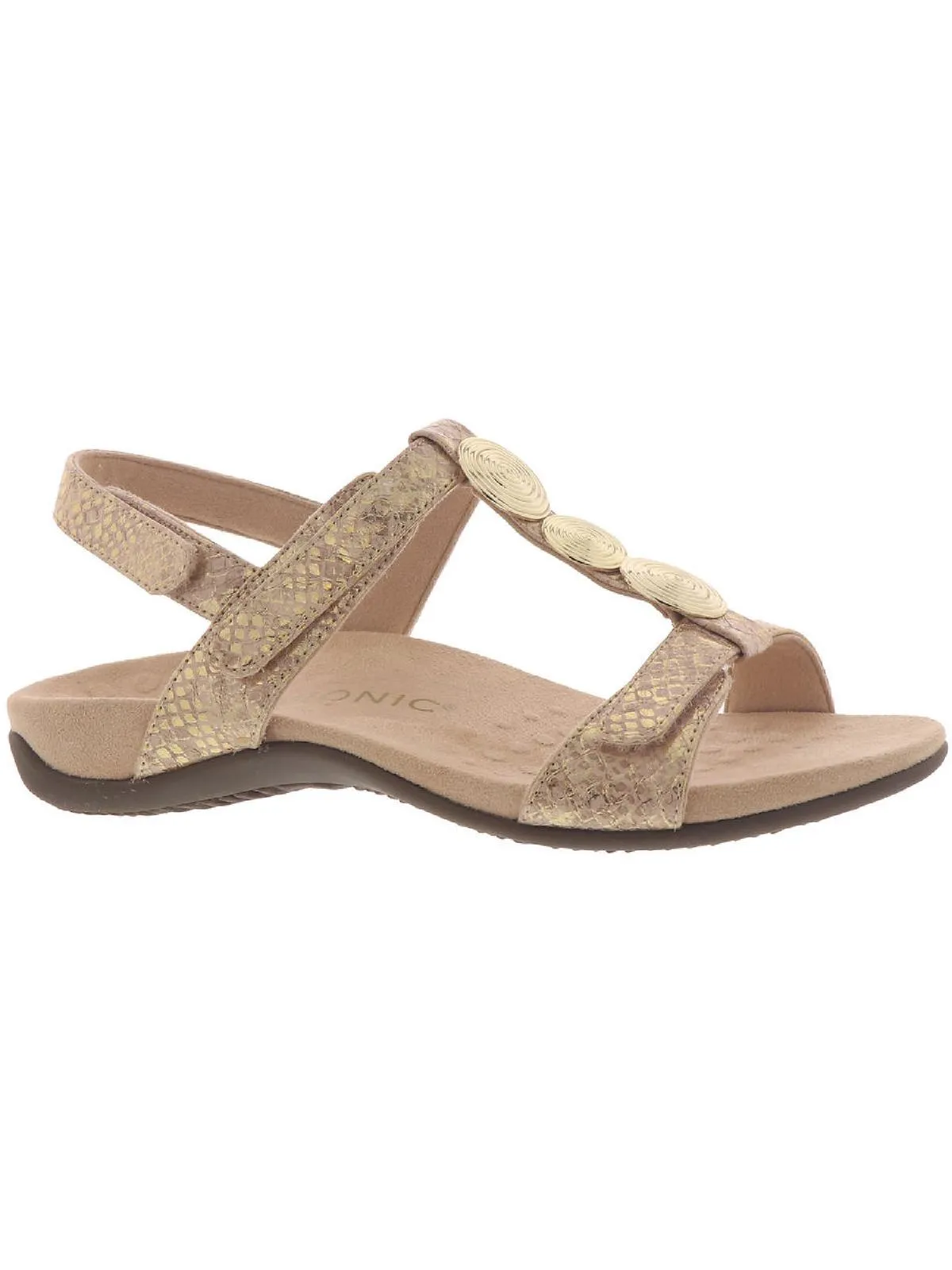 Farra Womens Patent Leather Wedge Sandals