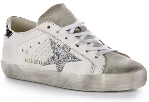 Golden Goose Super Star In White silver For Women Shoes Golden Goose