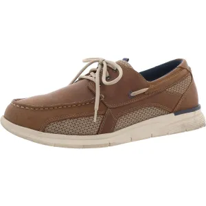 Harden Mens Two Tone Man Made Boat Shoes