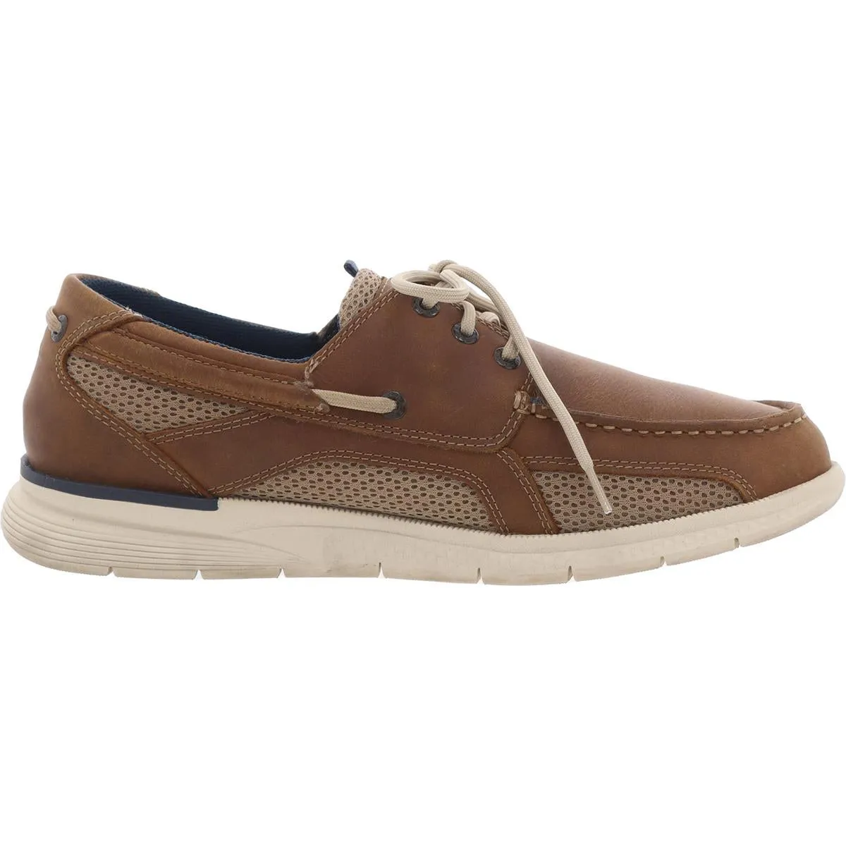 Harden Mens Two Tone Man Made Boat Shoes