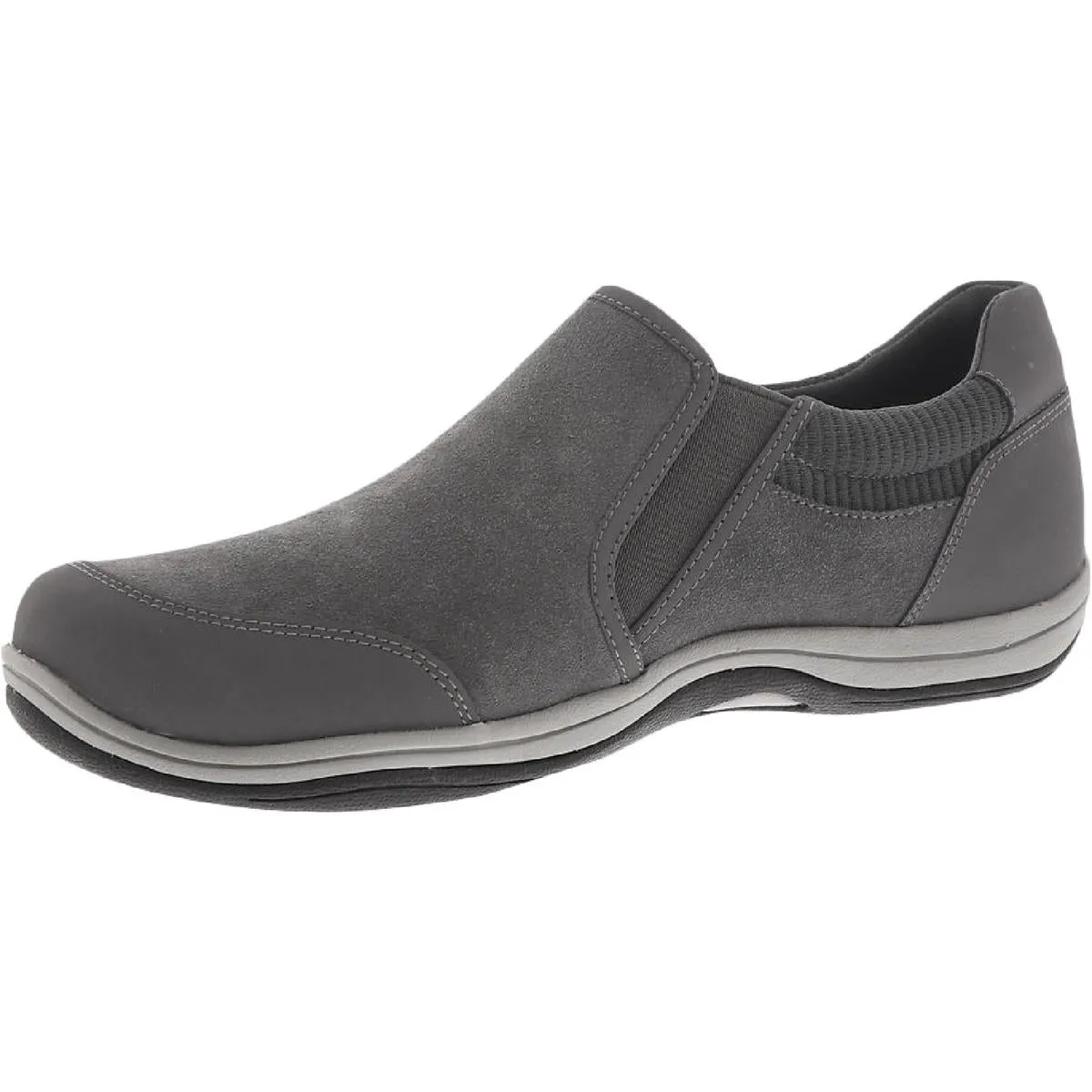 Infinity Womens Faux Suede Slip-On Casual and Fashion Sneakers