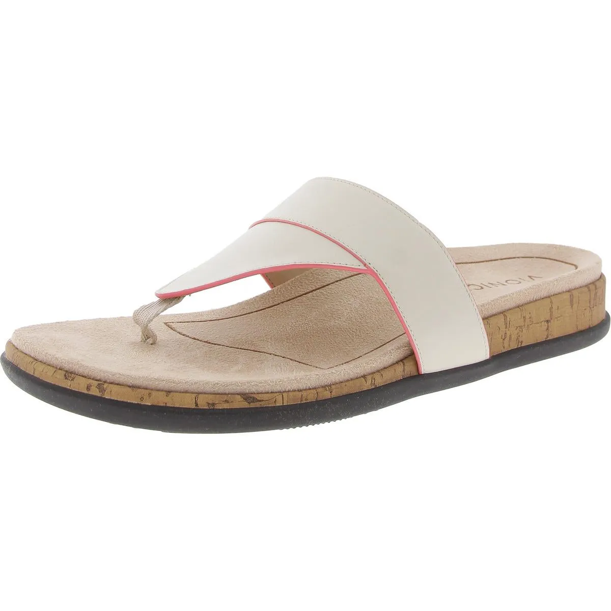 Jillian Womens Leather Thong Flip-Flops