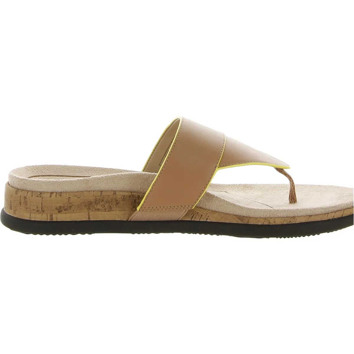 Jillian Womens Leather Thong Flip-Flops