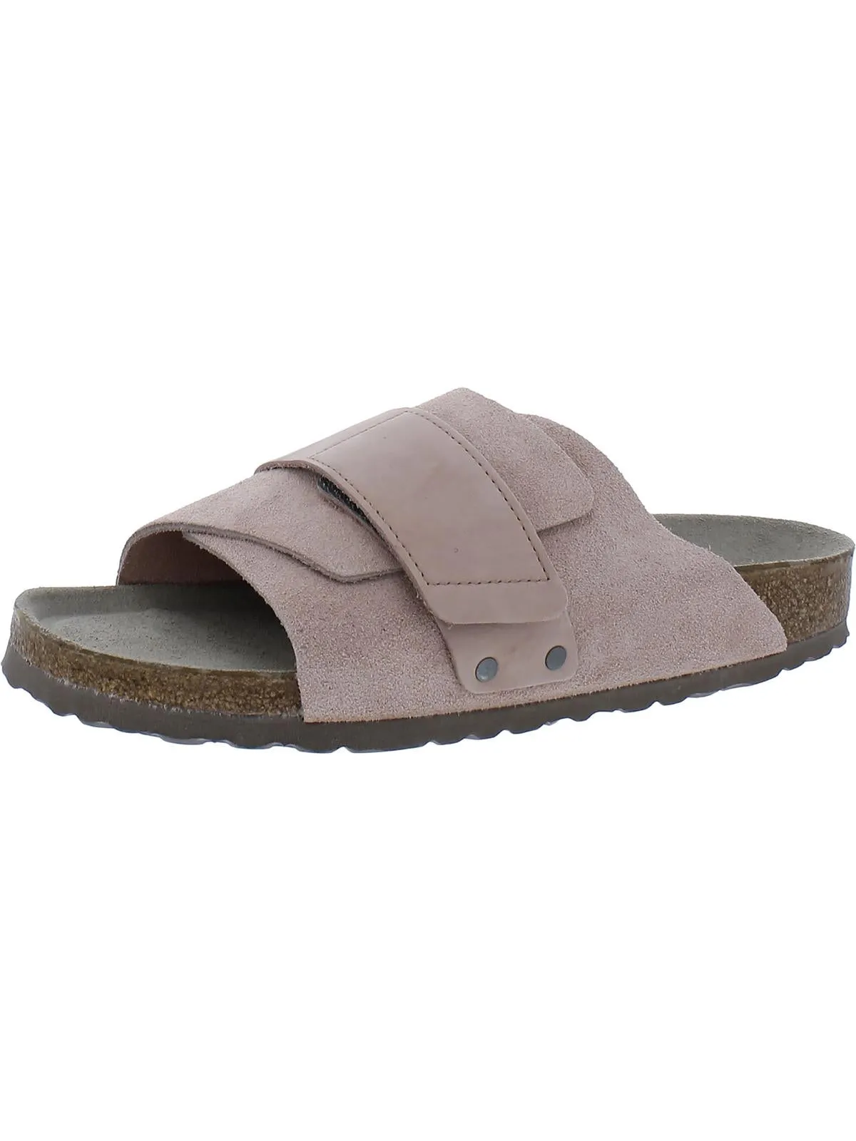 Kyoto Womens Solid Flat Slide Sandals