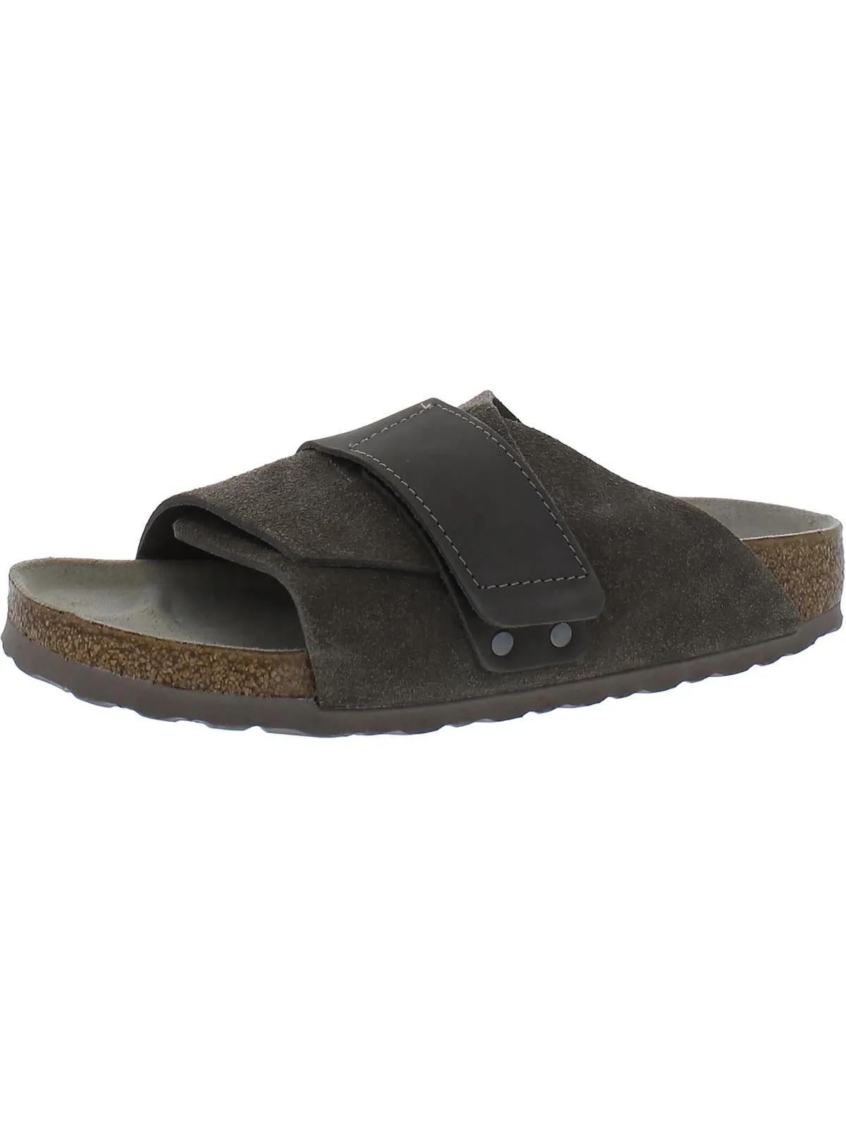Kyoto Womens Solid Flat Slide Sandals