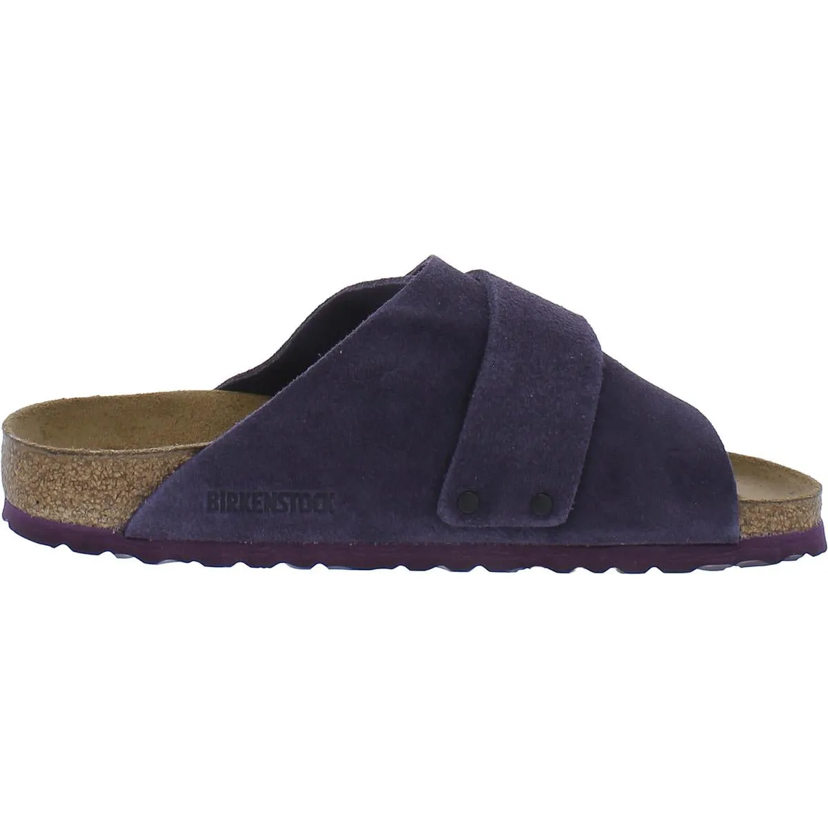 Kyoto Womens Solid Flat Slide Sandals