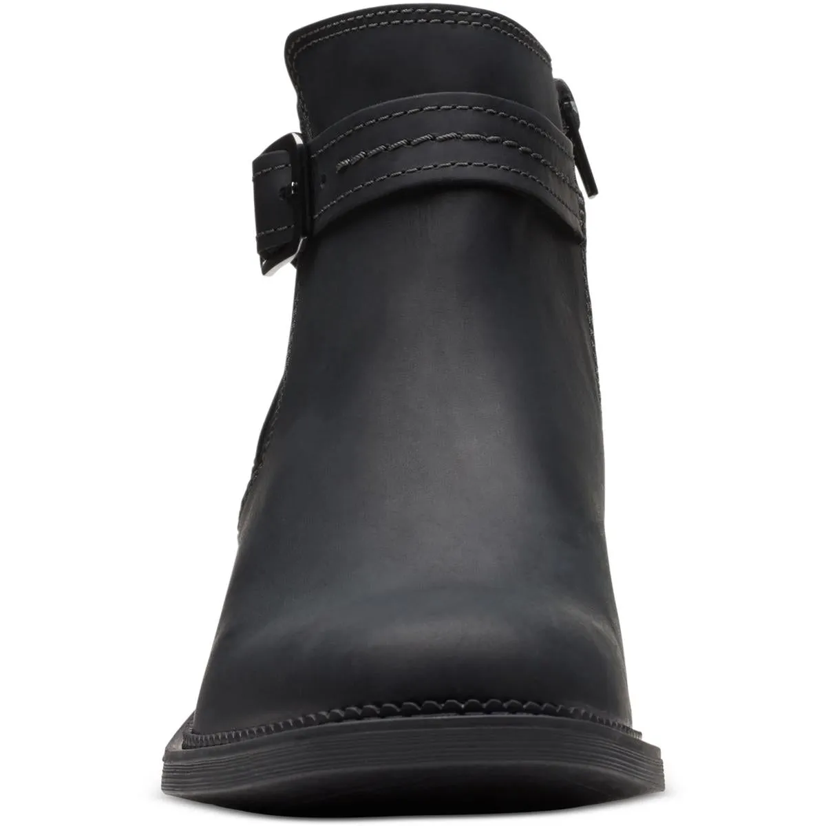 Maye Strap Womens Leather Ankle Booties