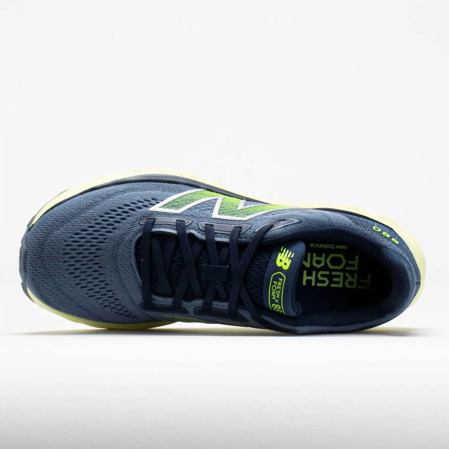 Men Fresh Foam 880 V14 Running Shoes In Grey Yellow