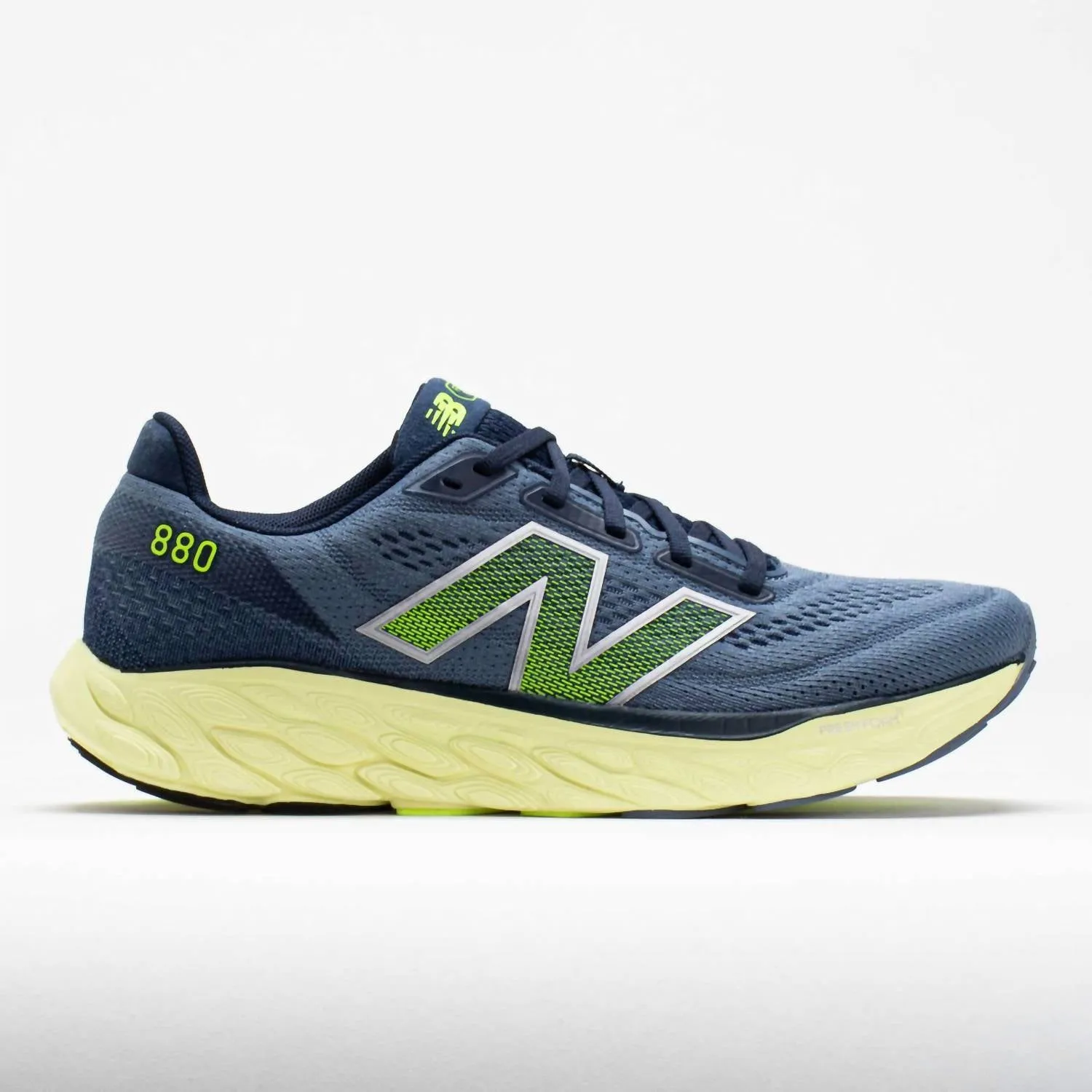 Men Fresh Foam 880 V14 Running Shoes In Grey Yellow