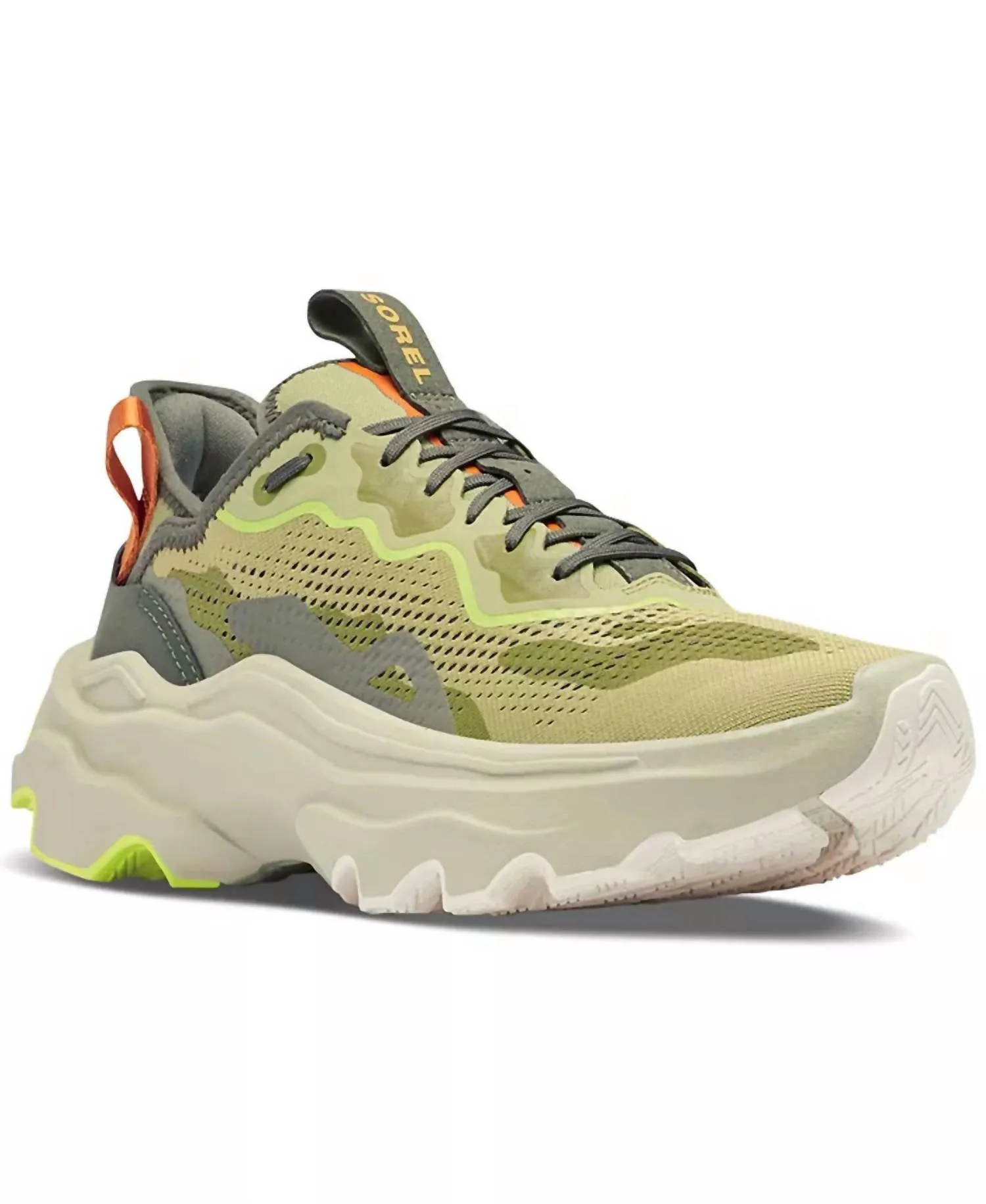 Men's Kinetic Breakthru Day Lace Sneaker In Olive Shade, Desert Sun