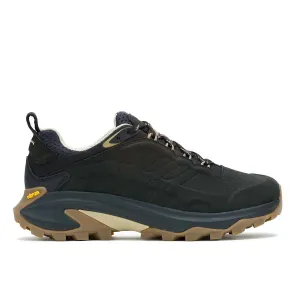 Men's Moab Speed 2 Leather Waterproof In Black