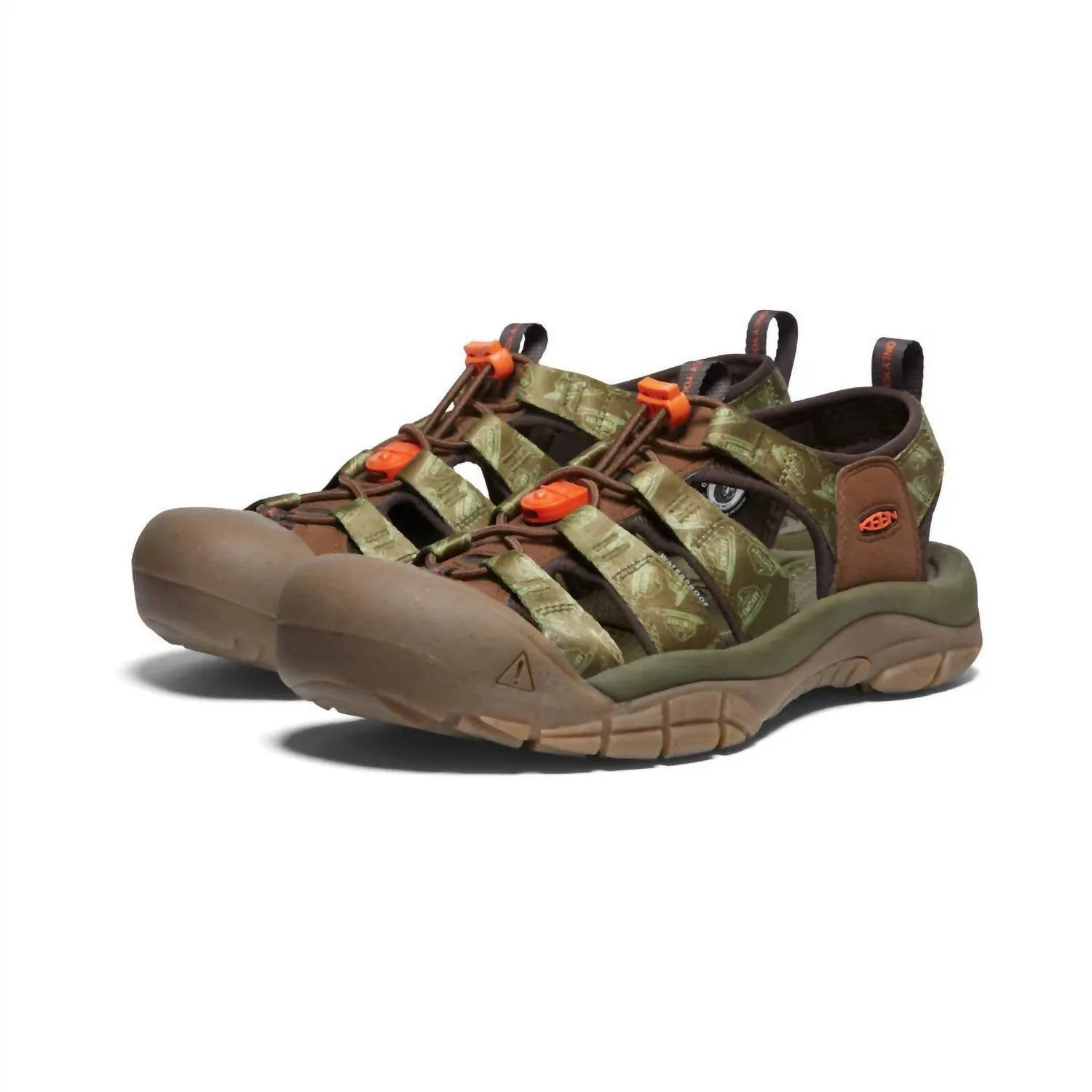 Men's Newport Retro Shoe In Smokey Bear Military Olive
