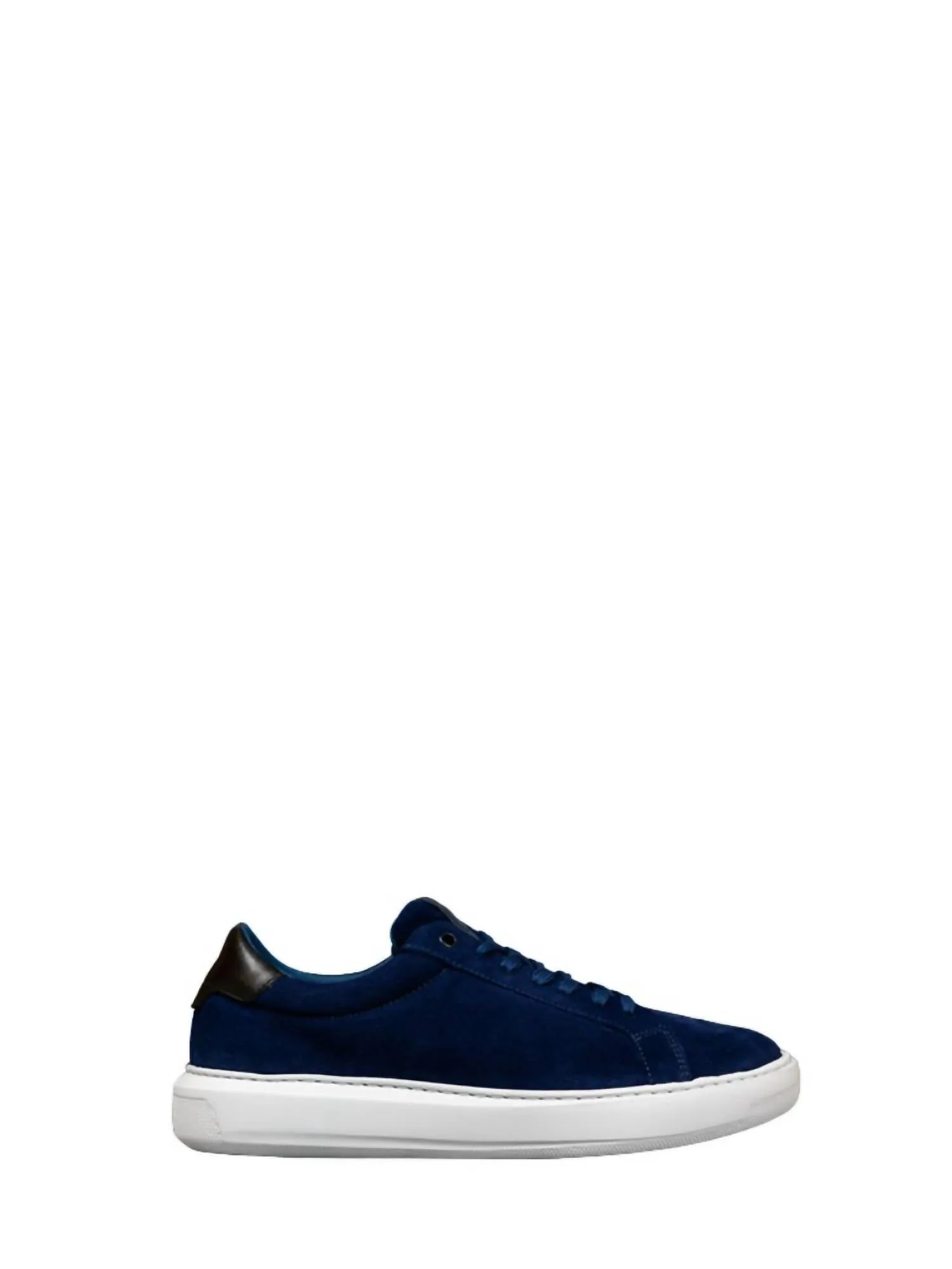 Men's Puff Sneaker In Navy Suede